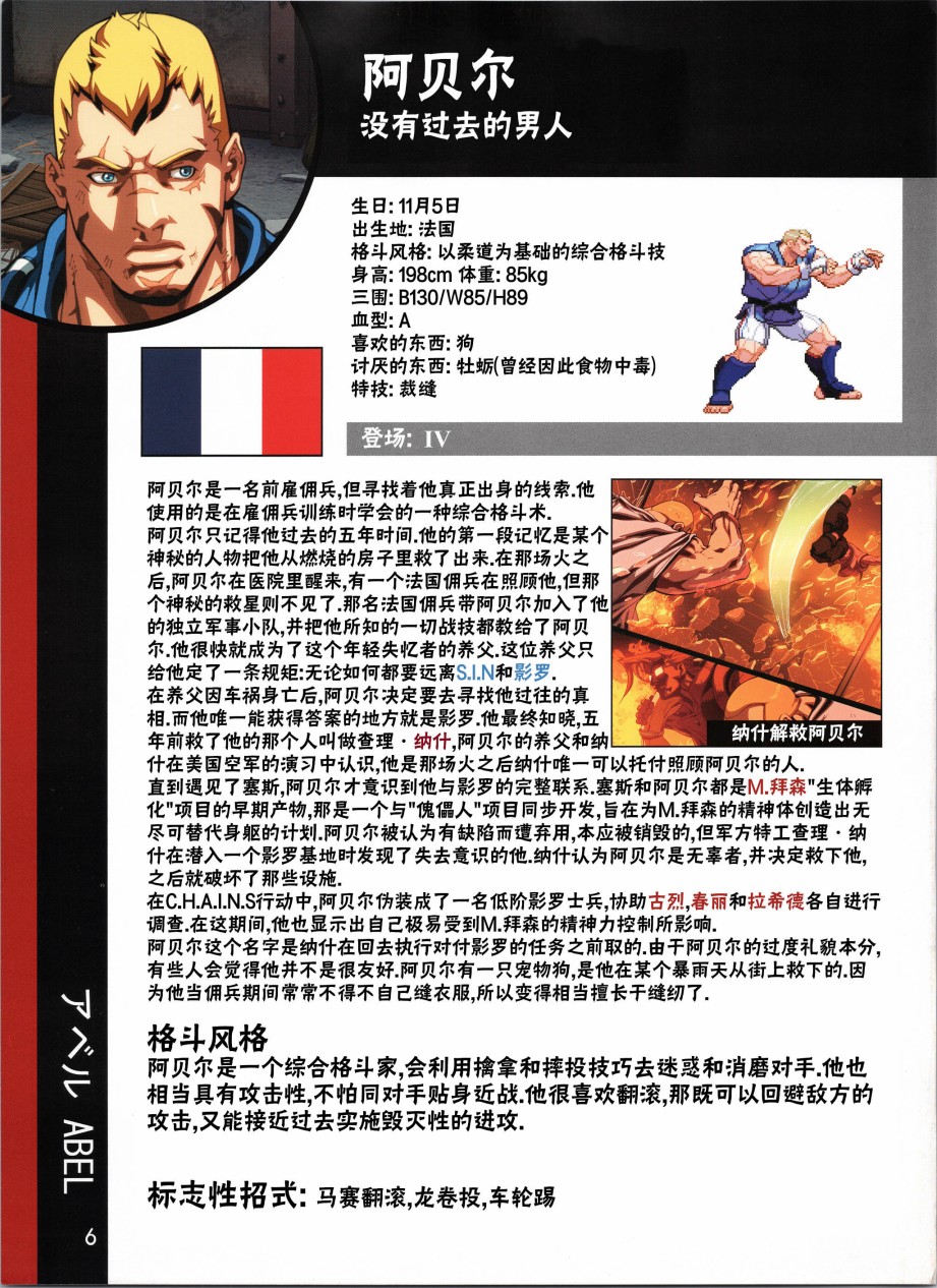 街头霸王 特刊合集韩漫全集-人物谱1无删减无遮挡章节图片 