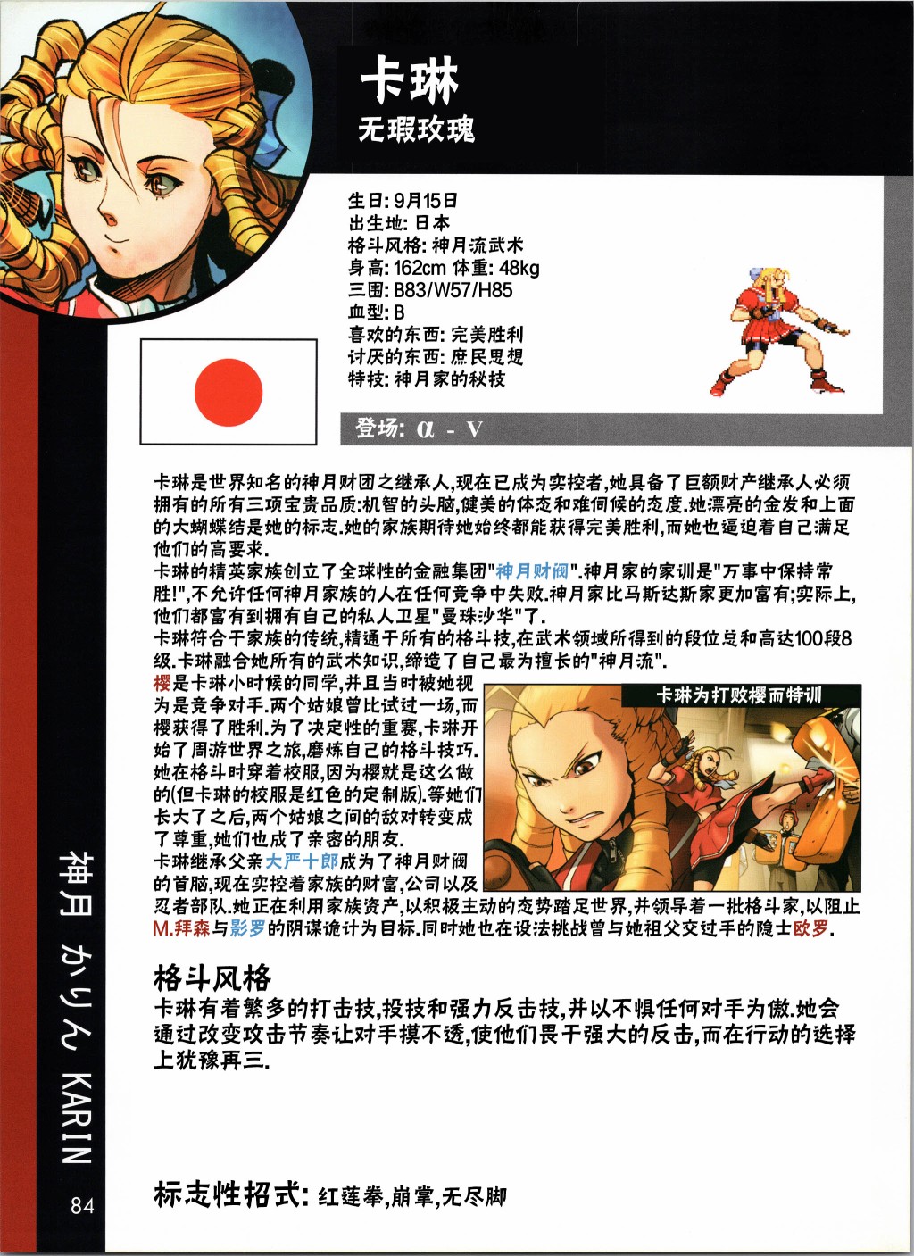 街头霸王 特刊合集韩漫全集-人物谱3无删减无遮挡章节图片 