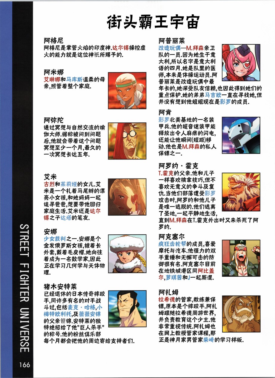 街头霸王 特刊合集韩漫全集-人物谱6无删减无遮挡章节图片 