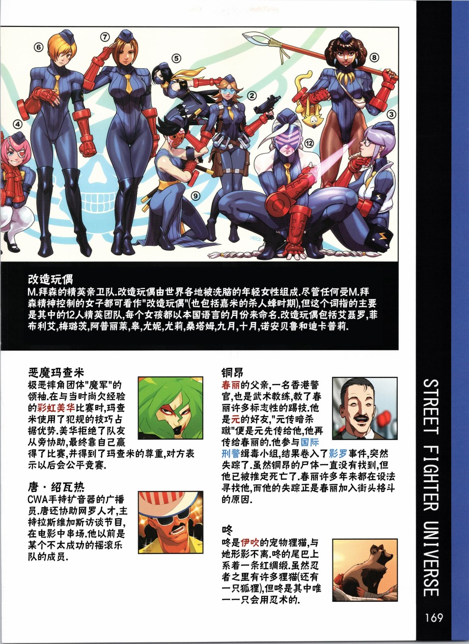 街头霸王 特刊合集韩漫全集-人物谱6无删减无遮挡章节图片 