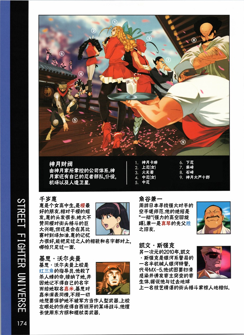 街头霸王 特刊合集韩漫全集-人物谱6无删减无遮挡章节图片 