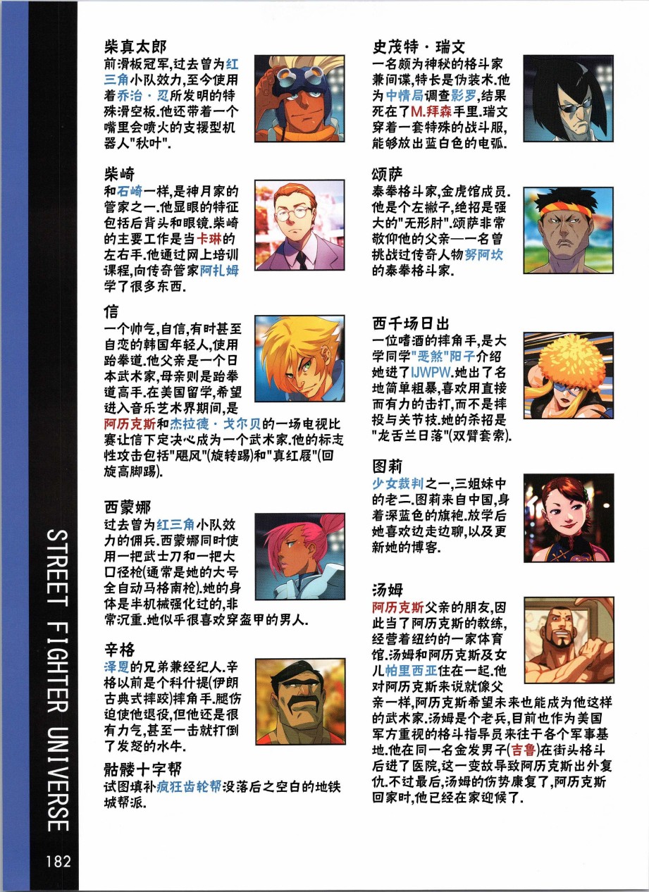 街头霸王 特刊合集韩漫全集-人物谱6无删减无遮挡章节图片 