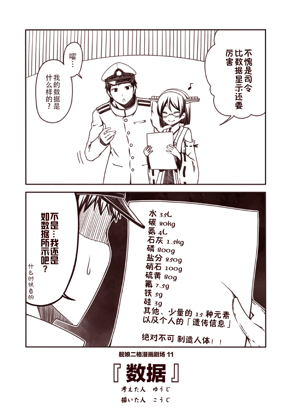 舰娘二格漫画剧场韩漫全集-第02话无删减无遮挡章节图片 