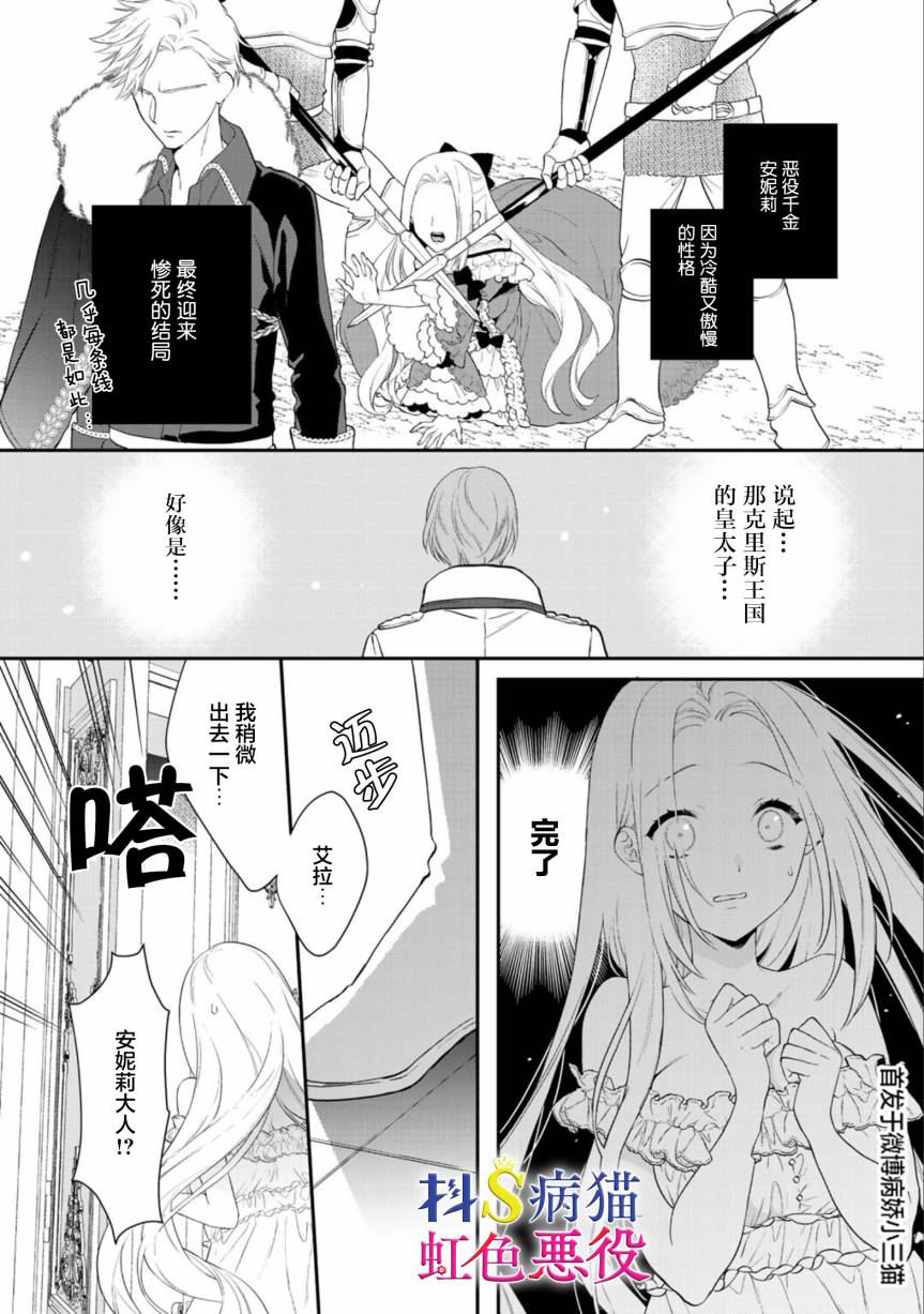 走投无路的前恶役千金想从抖s王子身边逃脱韩漫全集-第01话无删减无遮挡章节图片 