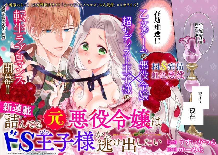 走投无路的前恶役千金想从抖s王子身边逃脱韩漫全集-第01话无删减无遮挡章节图片 