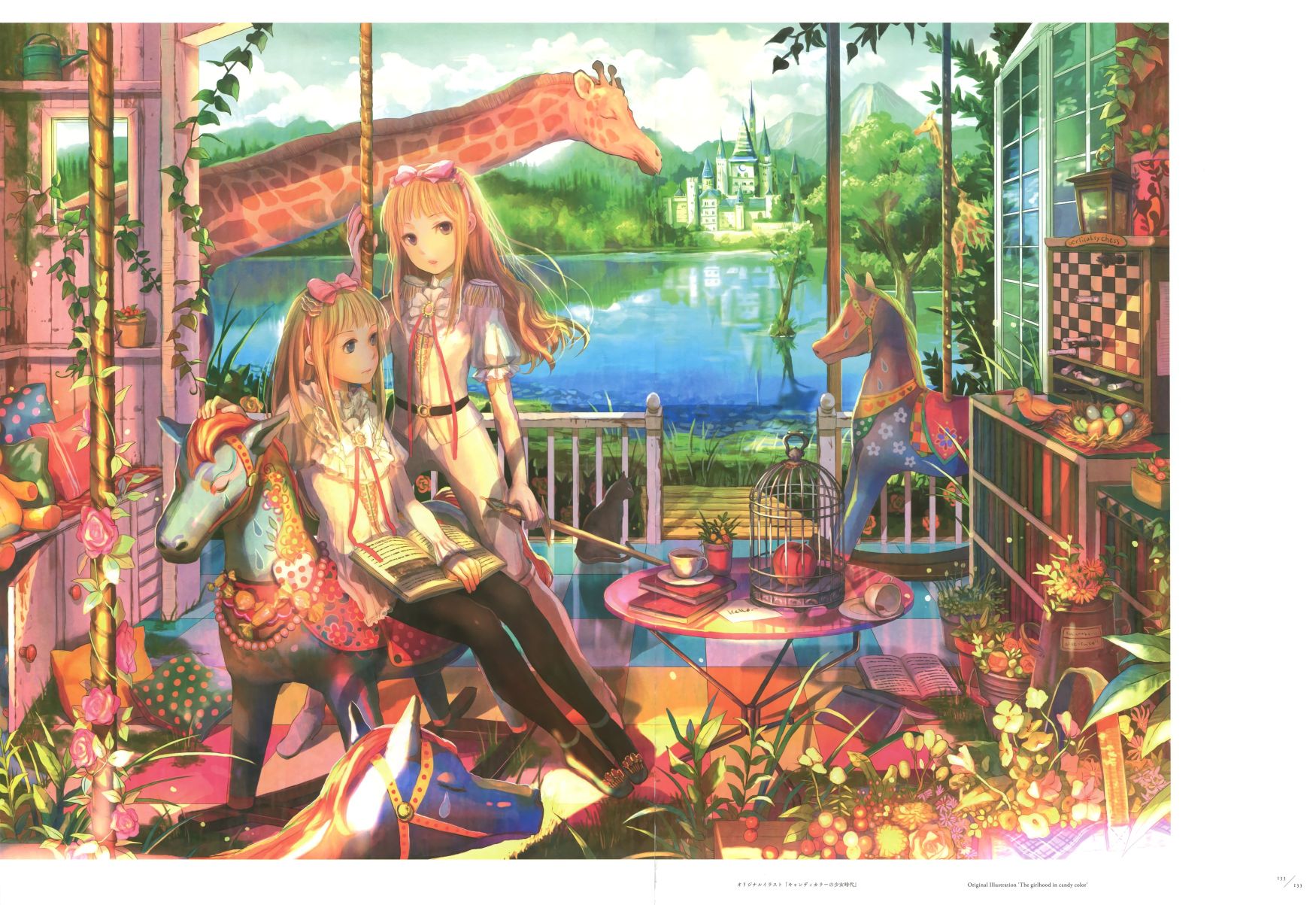 藤ちょこ画集韩漫全集-极彩少女世界无删减无遮挡章节图片 