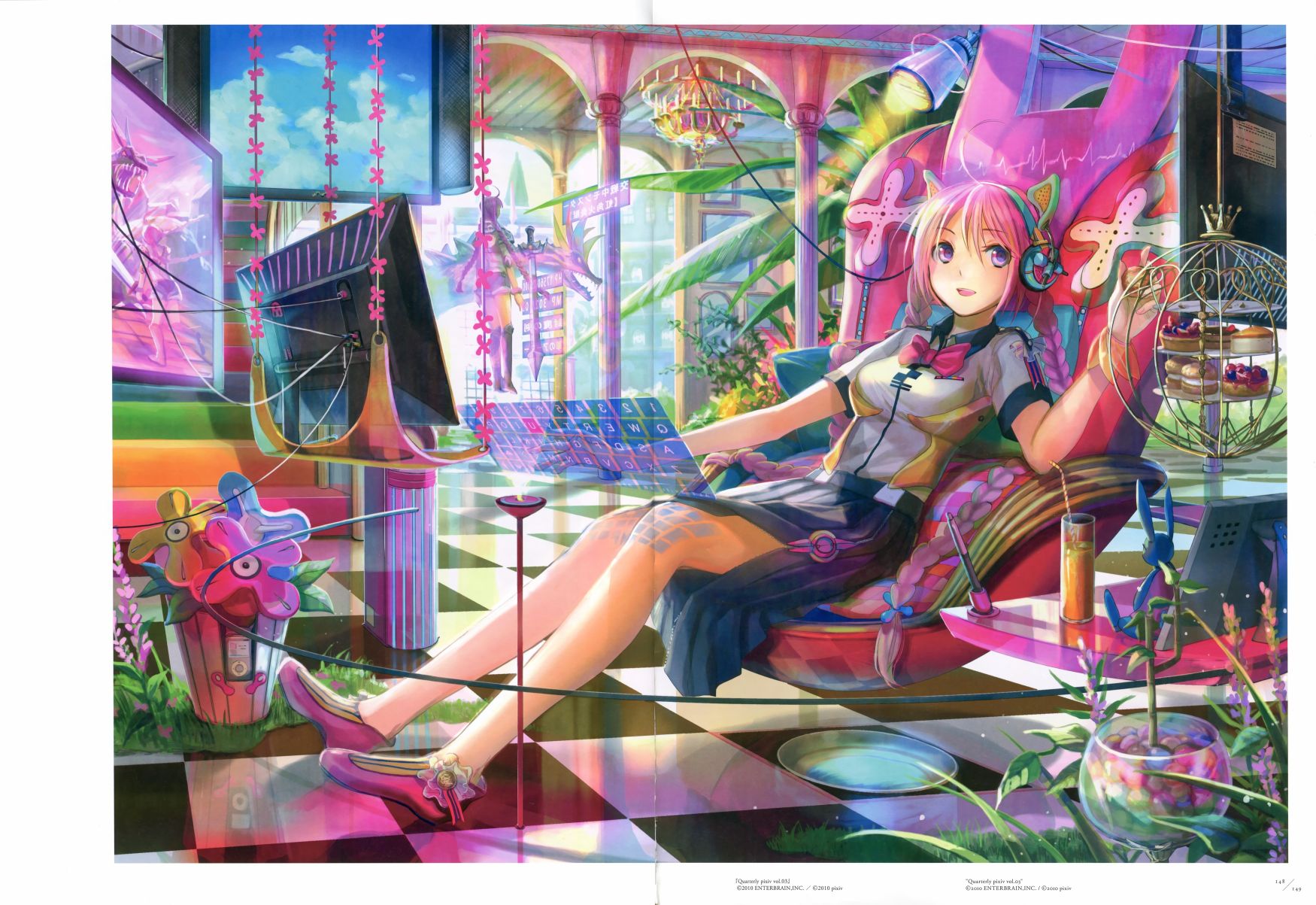 藤ちょこ画集韩漫全集-极彩少女世界无删减无遮挡章节图片 