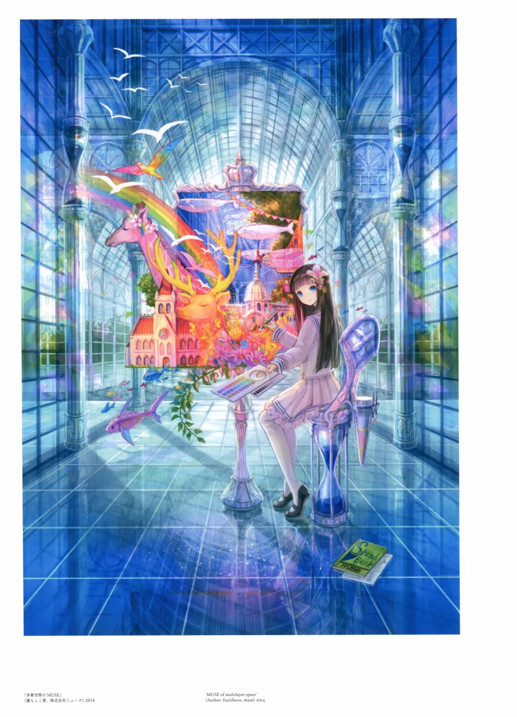 藤ちょこ画集韩漫全集-极彩少女世界无删减无遮挡章节图片 