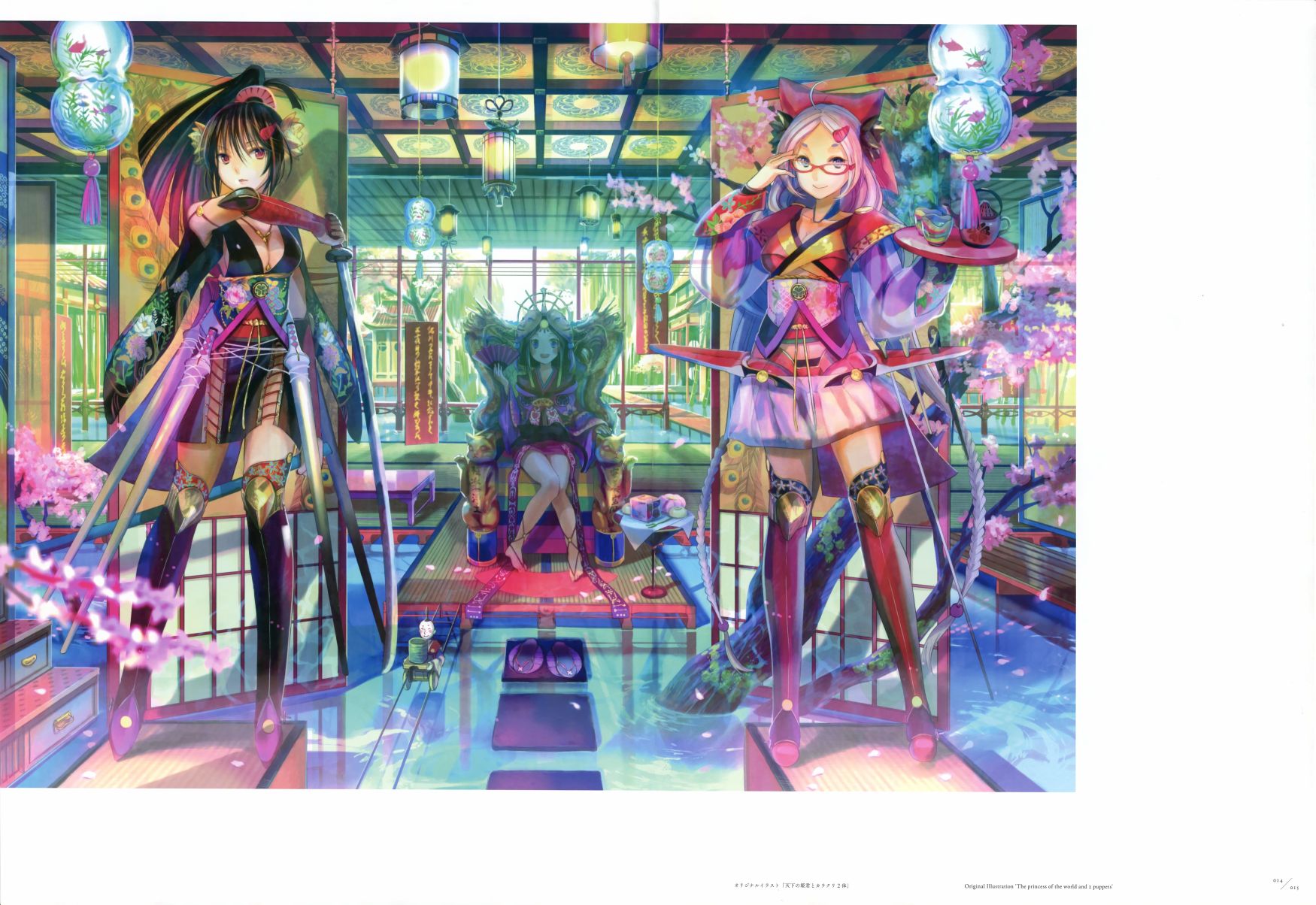 藤ちょこ画集韩漫全集-极彩少女世界无删减无遮挡章节图片 