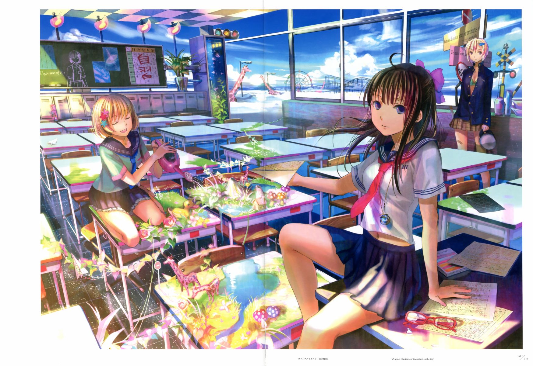 藤ちょこ画集韩漫全集-极彩少女世界无删减无遮挡章节图片 