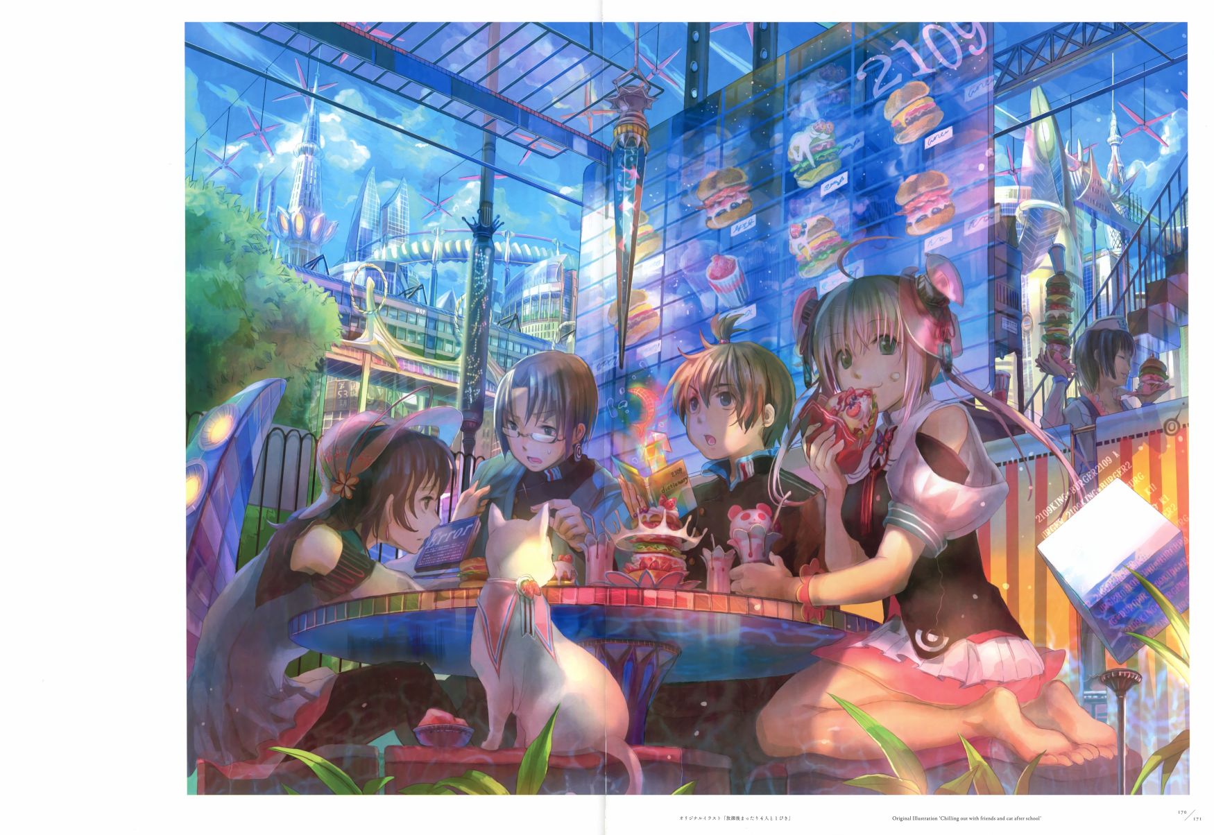 藤ちょこ画集韩漫全集-极彩少女世界无删减无遮挡章节图片 