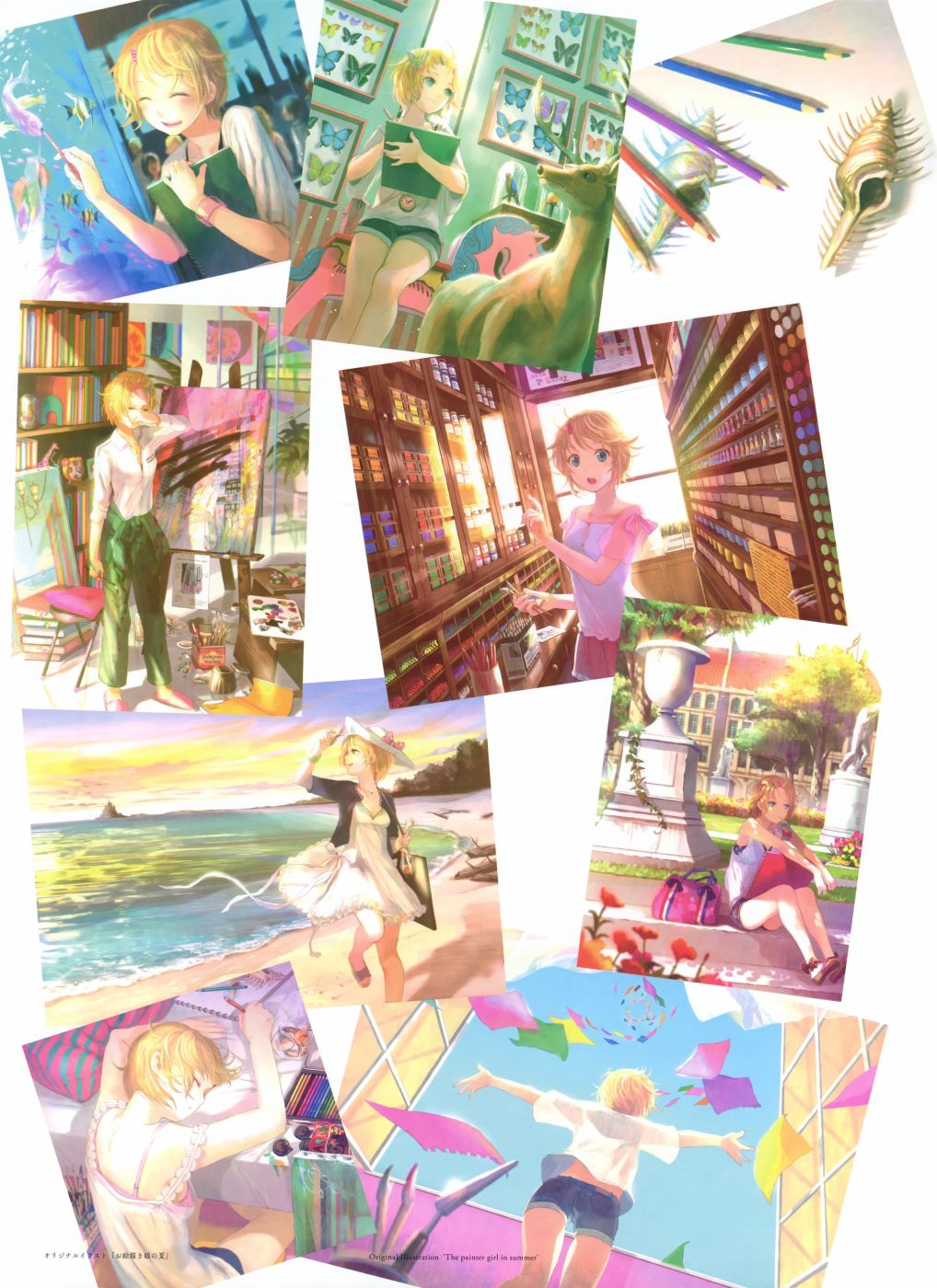 藤ちょこ画集韩漫全集-极彩少女世界无删减无遮挡章节图片 