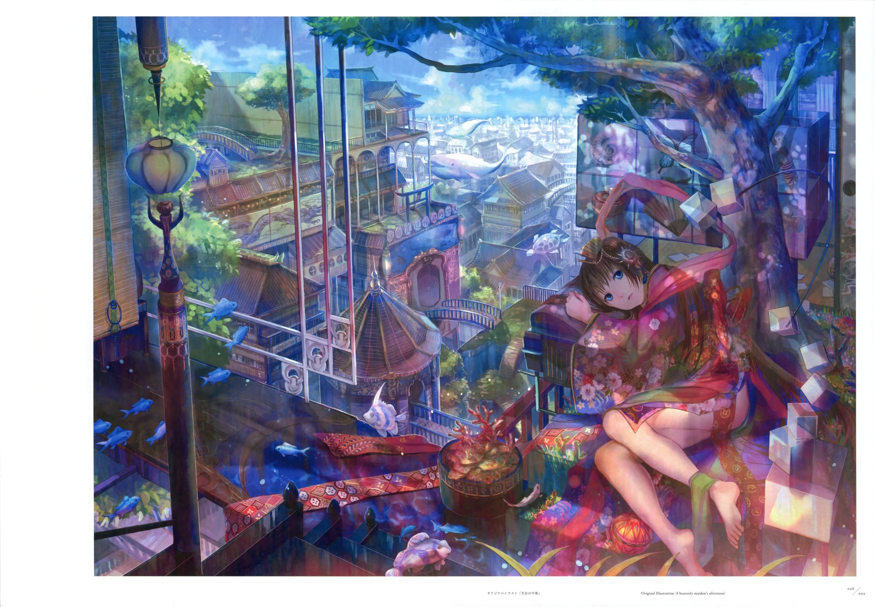 藤ちょこ画集韩漫全集-极彩少女世界无删减无遮挡章节图片 