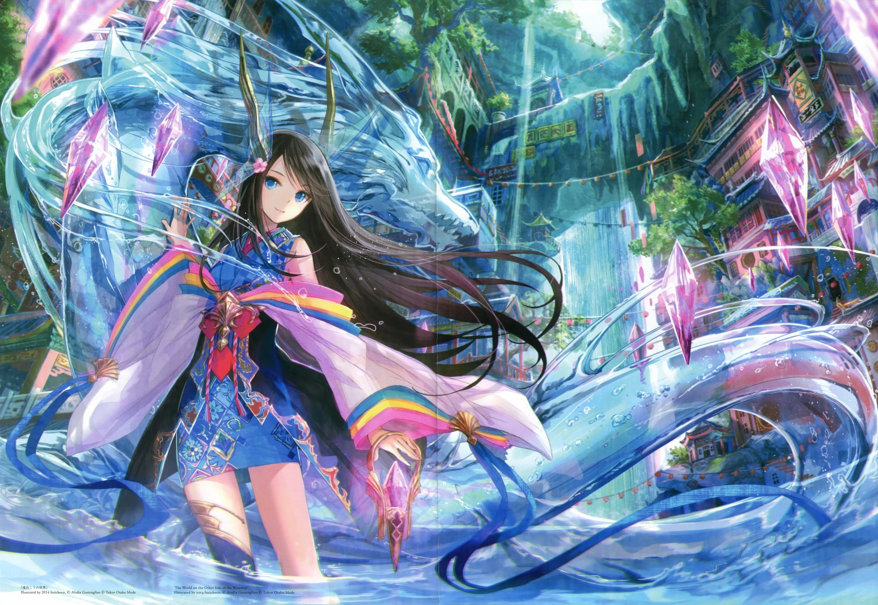 藤ちょこ画集韩漫全集-极彩少女世界无删减无遮挡章节图片 