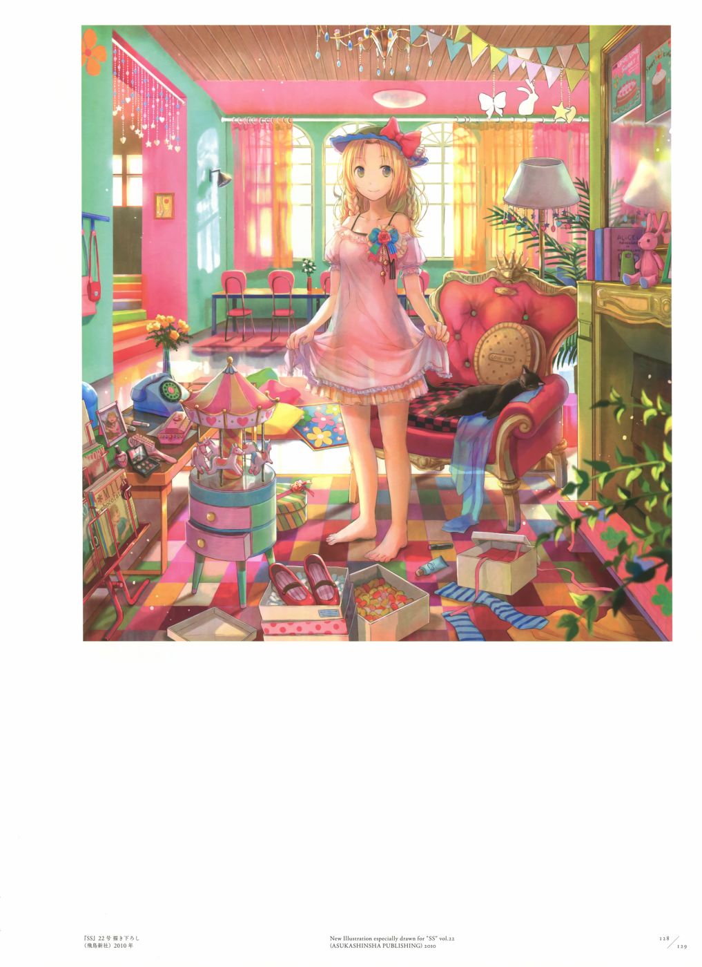 藤ちょこ画集韩漫全集-极彩少女世界无删减无遮挡章节图片 