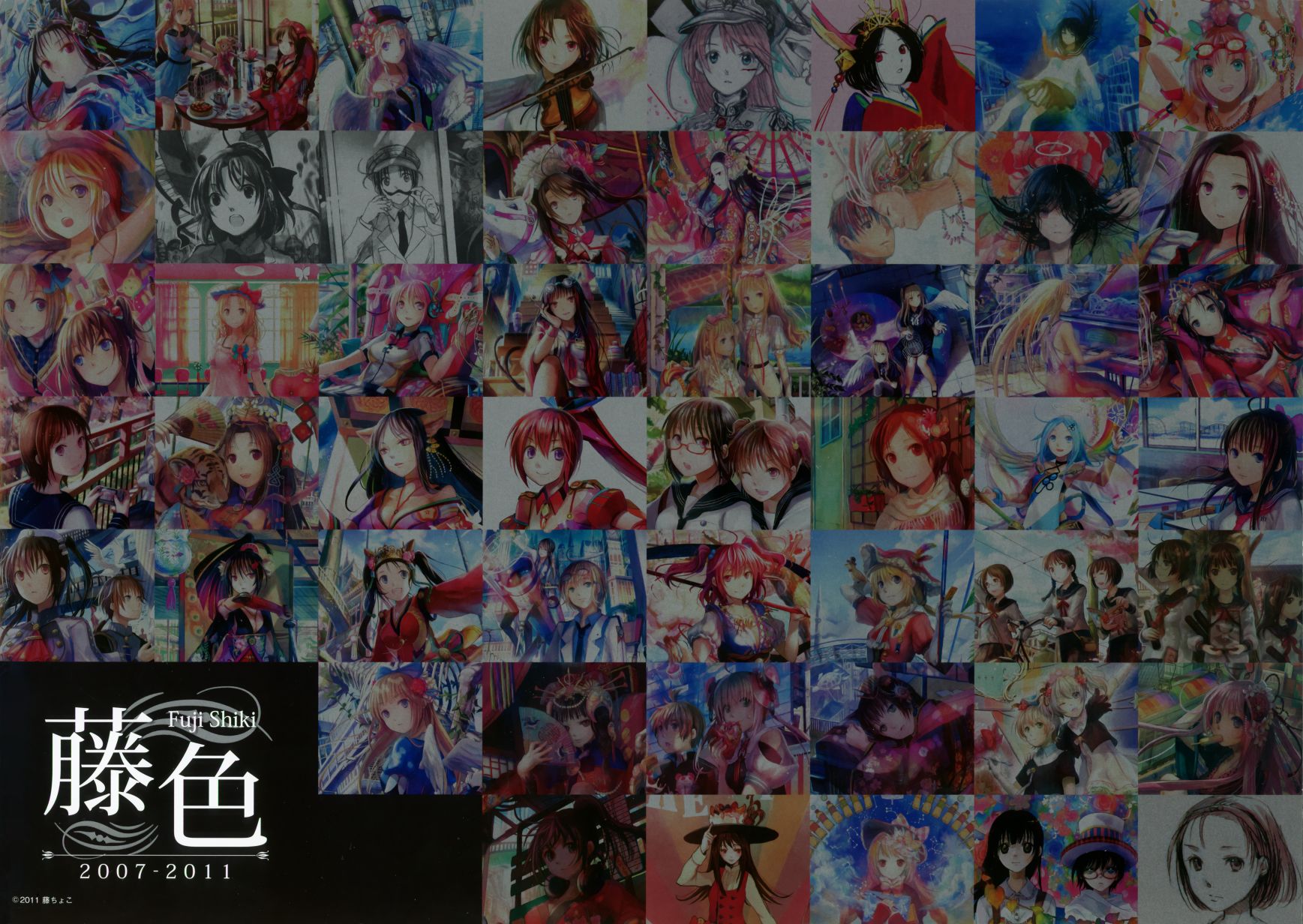 藤ちょこ画集韩漫全集-藤色无删减无遮挡章节图片 