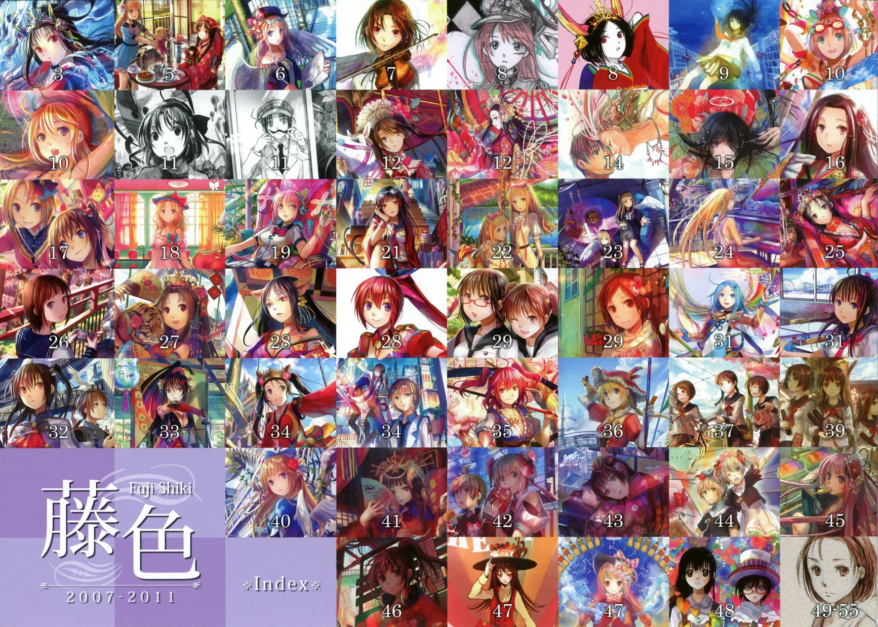 藤ちょこ画集韩漫全集-藤色无删减无遮挡章节图片 