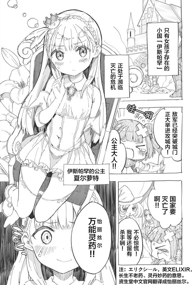 公主大人那是圣水吗？韩漫全集-第01话无删减无遮挡章节图片 