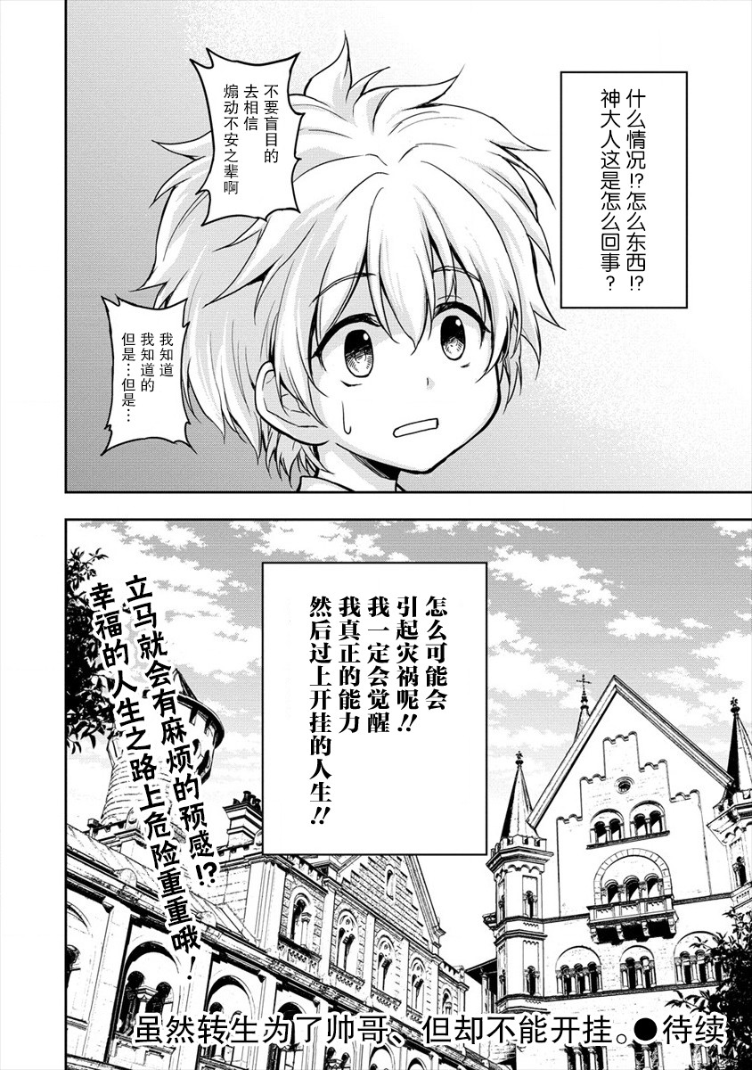 虽转生为帅哥却不能开挂韩漫全集-第01话无删减无遮挡章节图片 