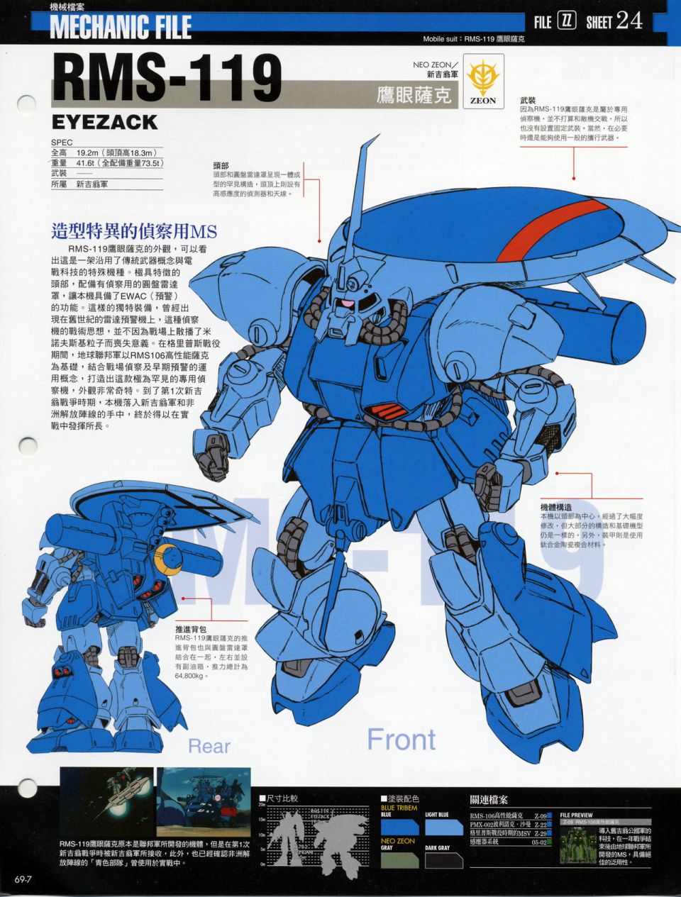 The Official Gundam Fact File韩漫全集-机体篇下无删减无遮挡章节图片 