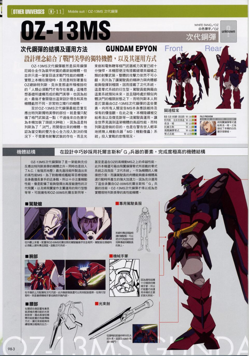 The Official Gundam Fact File韩漫全集-机体篇下无删减无遮挡章节图片 