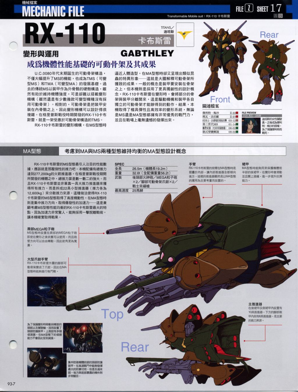 The Official Gundam Fact File韩漫全集-第91-100期合集无删减无遮挡章节图片 