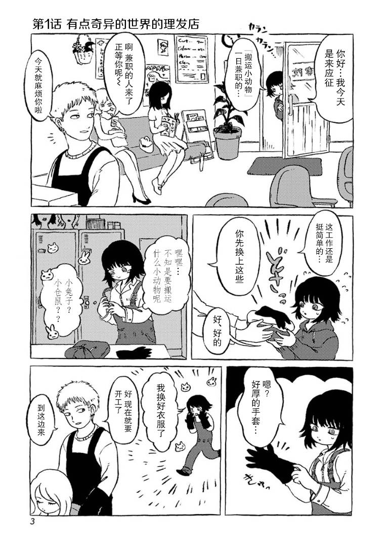 在有点奇异的世界打工韩漫全集-第01话无删减无遮挡章节图片 