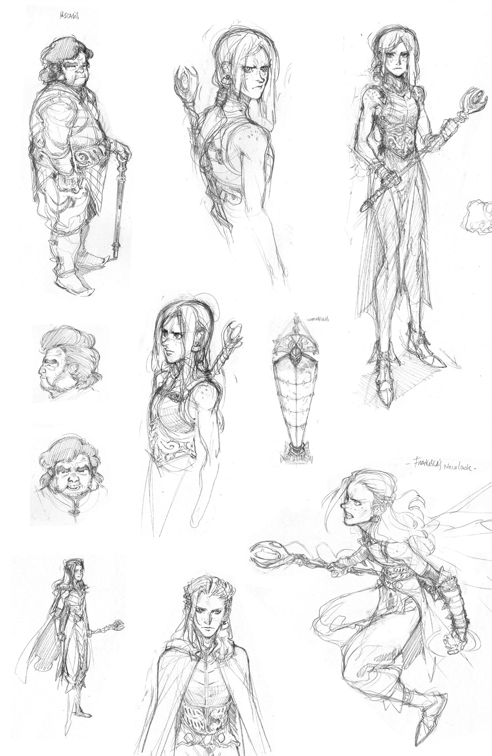 龙之纪元 法师克星韩漫全集-人设草图无删减无遮挡章节图片 