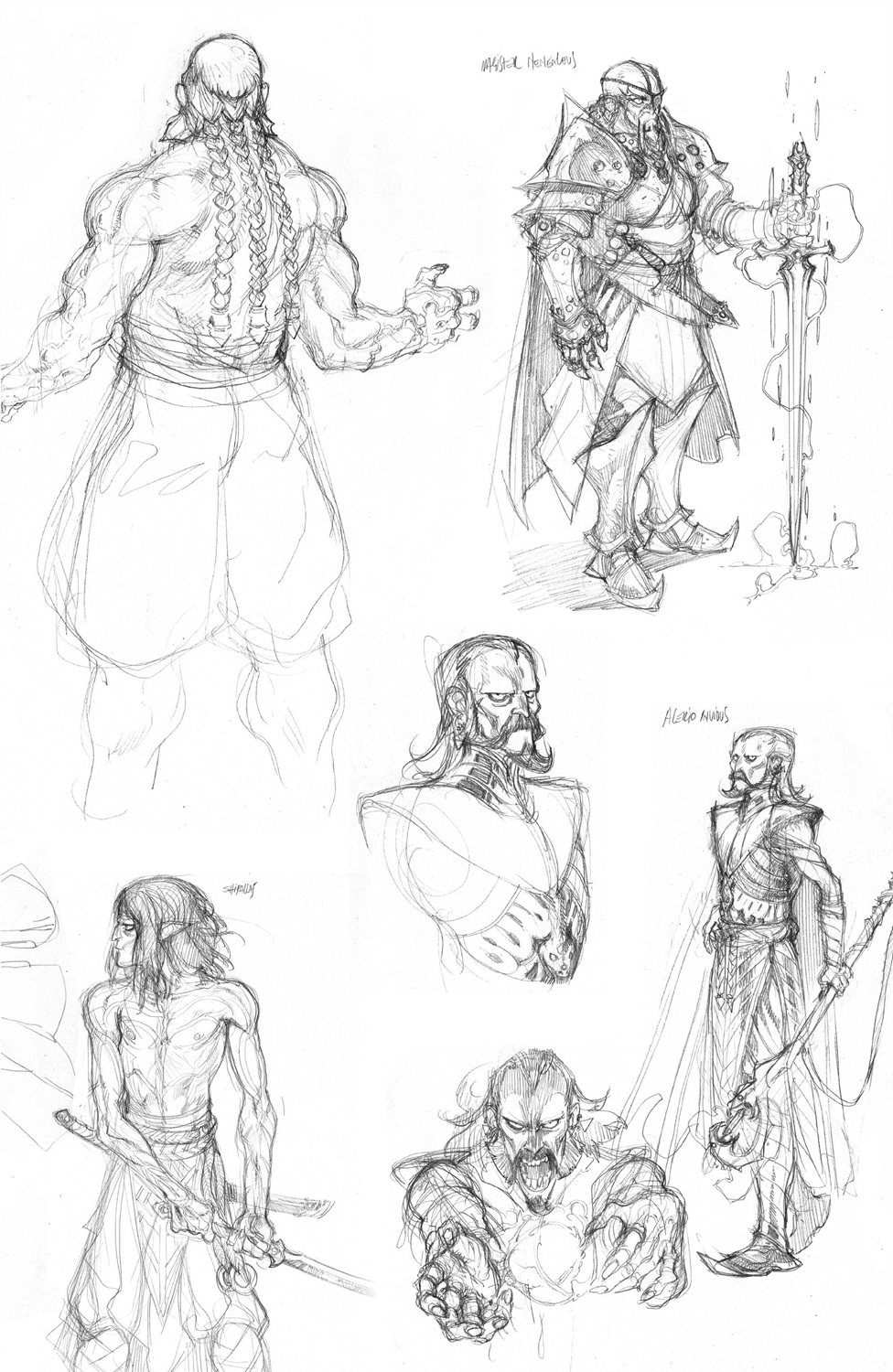 龙之纪元 法师克星韩漫全集-人设草图无删减无遮挡章节图片 