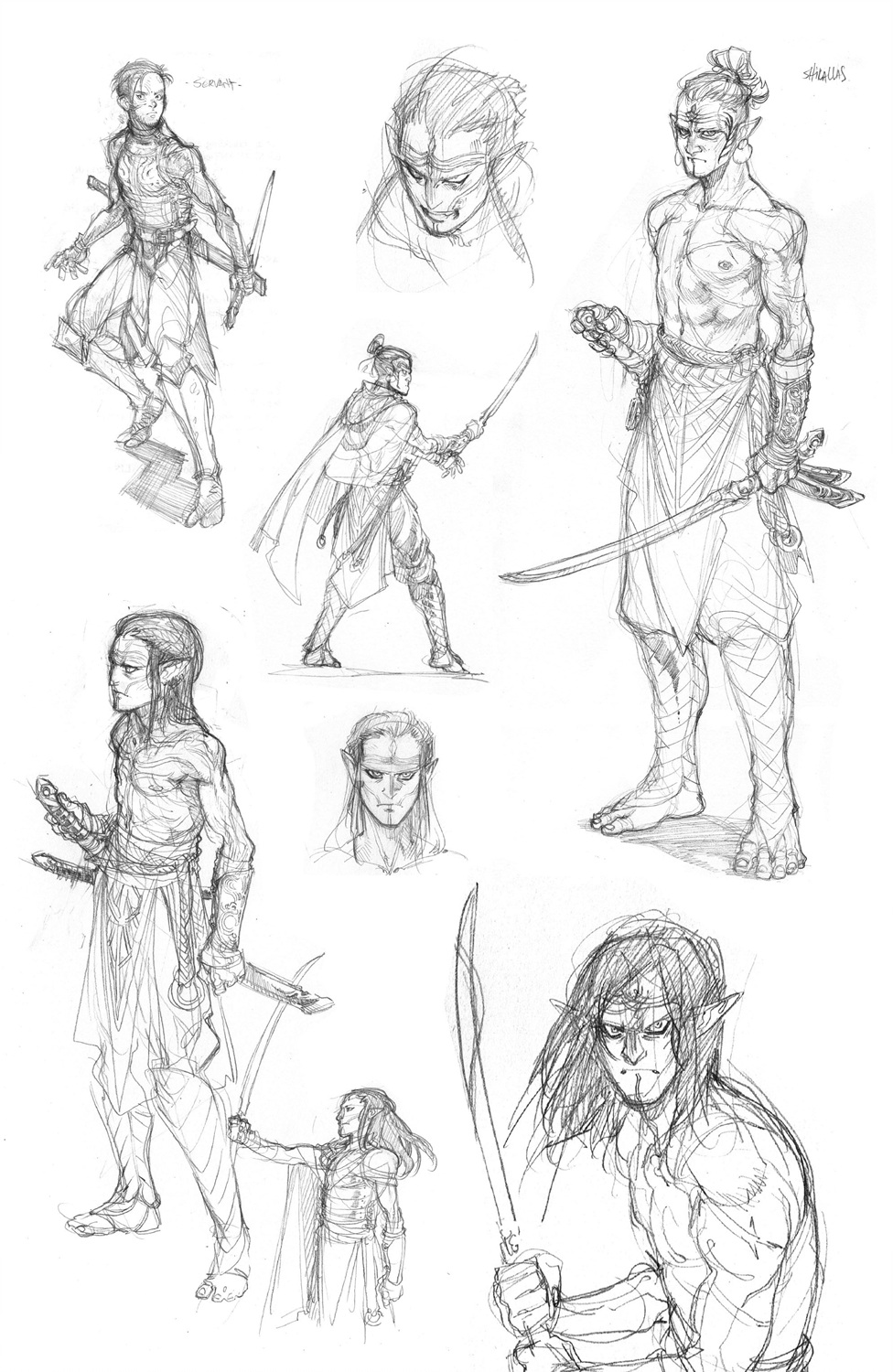 龙之纪元 法师克星韩漫全集-人设草图无删减无遮挡章节图片 