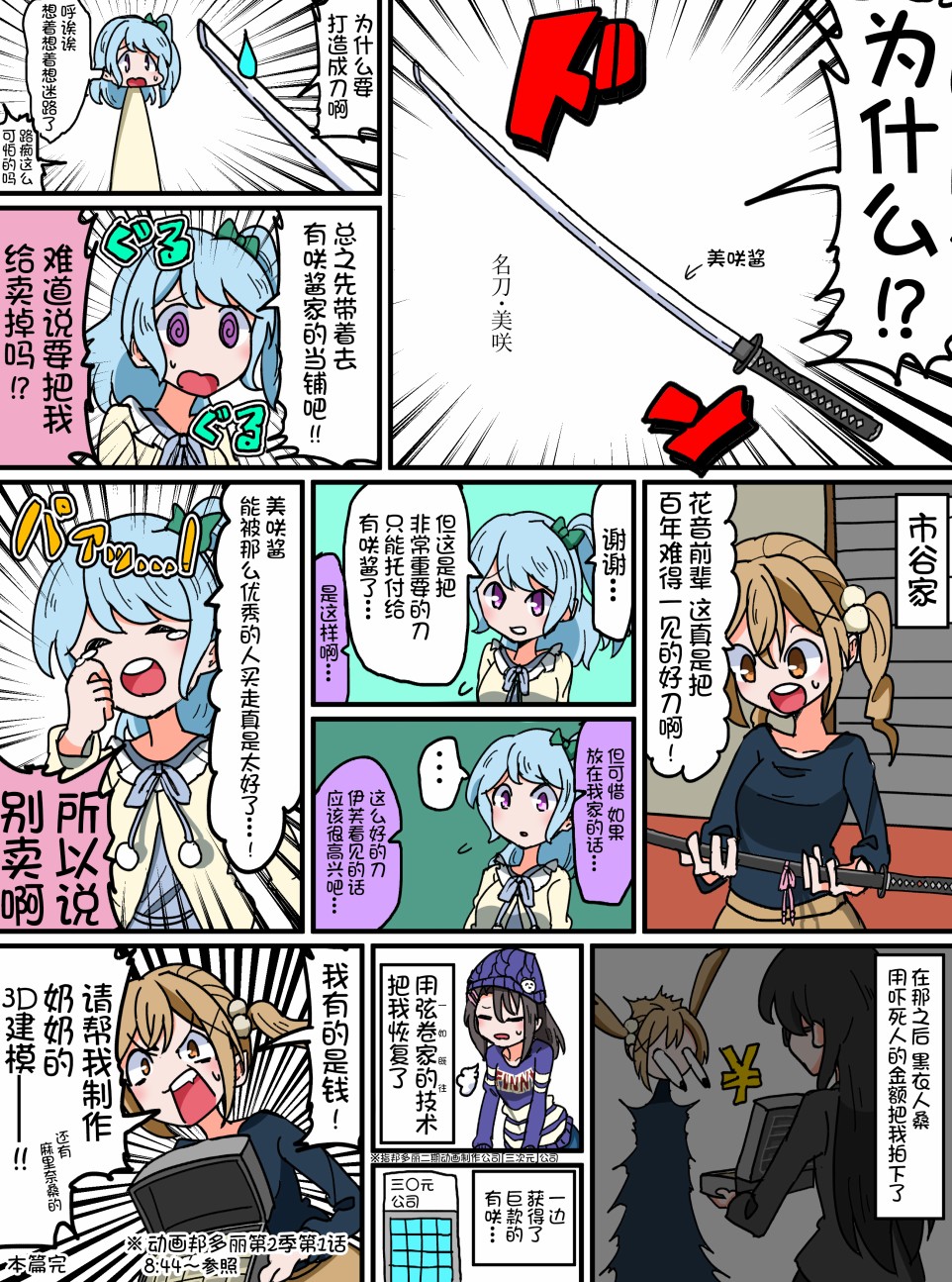 Bang Dream短篇同人漫画系列韩漫全集-第66话无删减无遮挡章节图片 