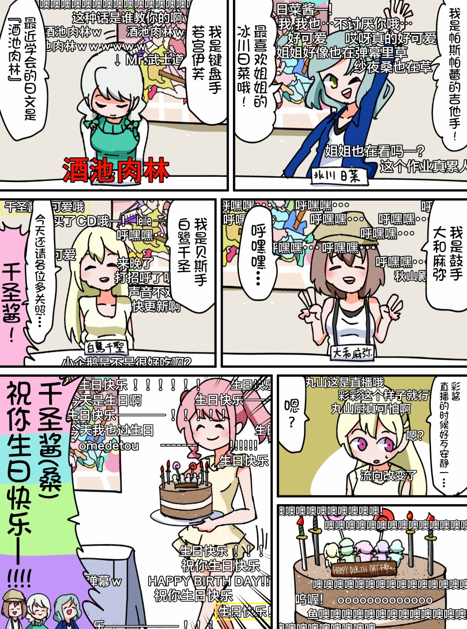 Bang Dream短篇同人漫画系列韩漫全集-第80话无删减无遮挡章节图片 