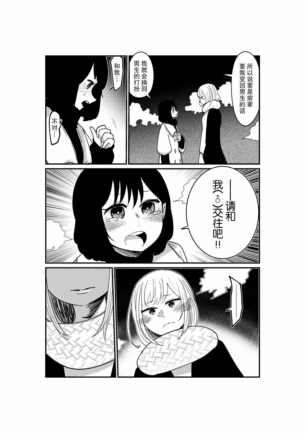 恋人是女装男后辈韩漫全集-第01话无删减无遮挡章节图片 