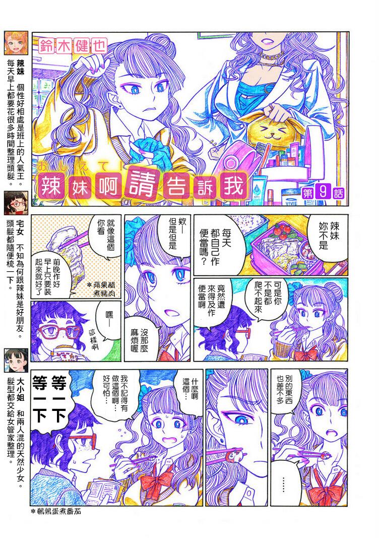 告诉我！辣妹子酱韩漫全集-第09话无删减无遮挡章节图片 