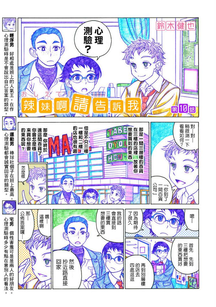 告诉我！辣妹子酱韩漫全集-第10话无删减无遮挡章节图片 