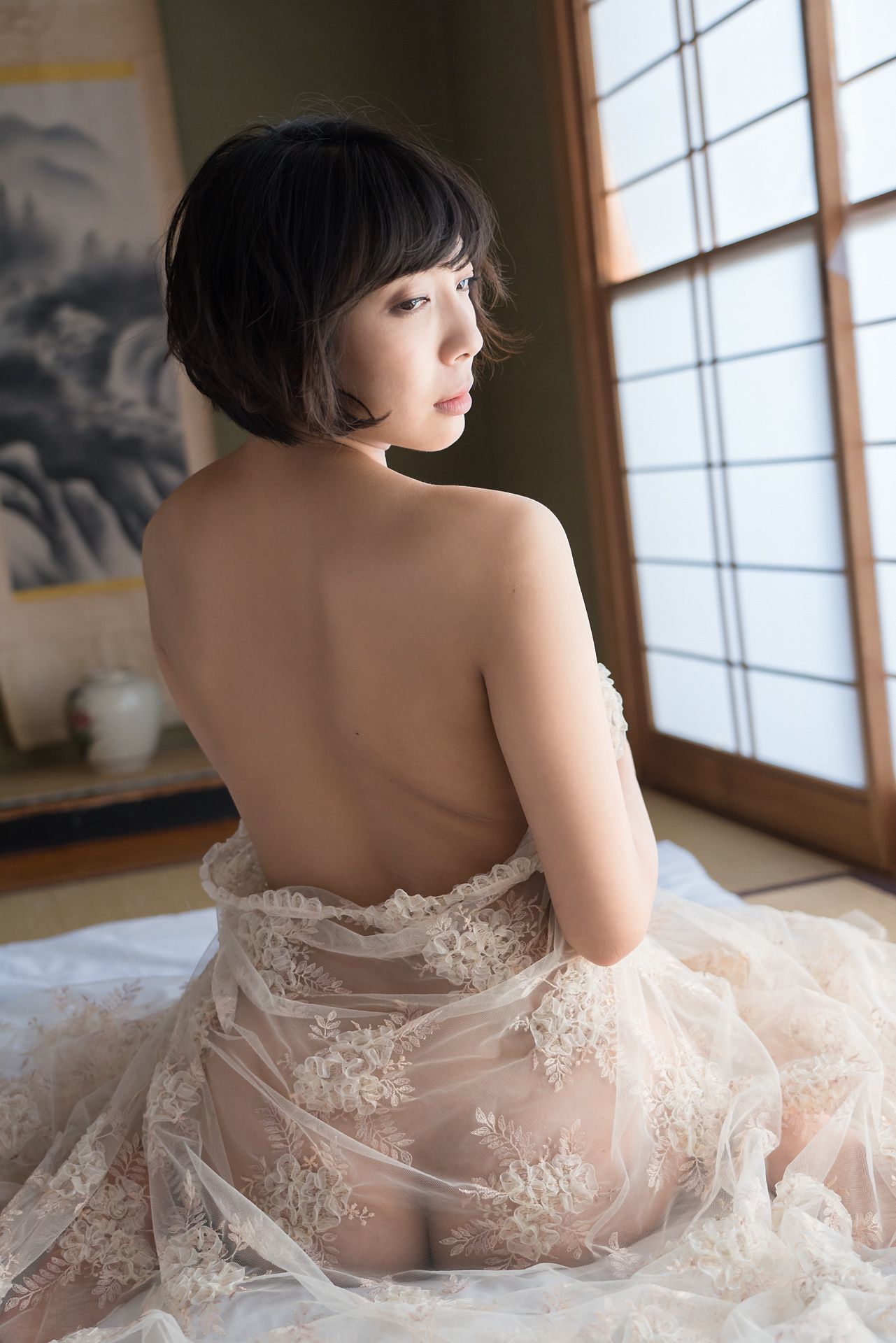 [Minisuka.tv] 麻倉まりな Marina Asakura - 蕾丝人体诱惑巨乳-第22张美女图片