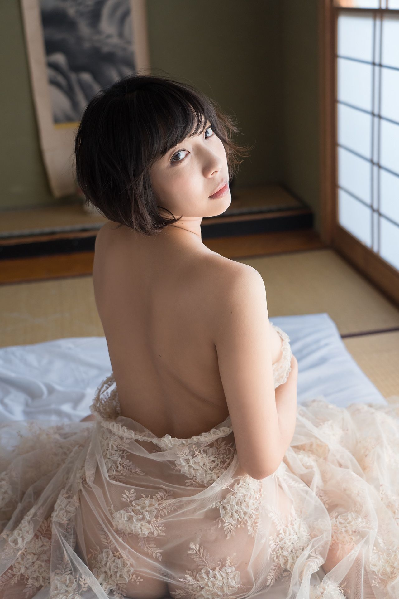 [Minisuka.tv] 麻倉まりな Marina Asakura - 蕾丝人体诱惑巨乳-第23张美女图片
